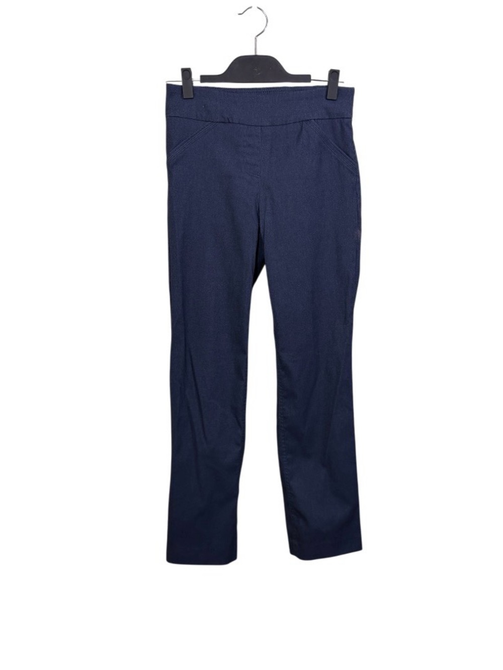 Kim Rogers Navy Wide-Leg Trousers